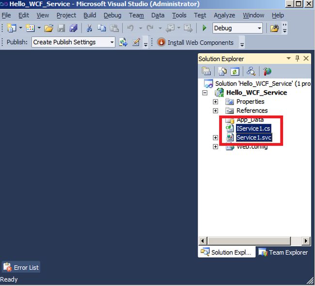 WCF Service Application